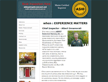 Tablet Screenshot of abbeyhomeinspections.com